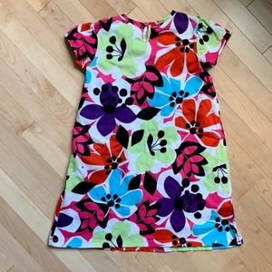 Hanna Anderson floral dress Sz140cm/ 10 US